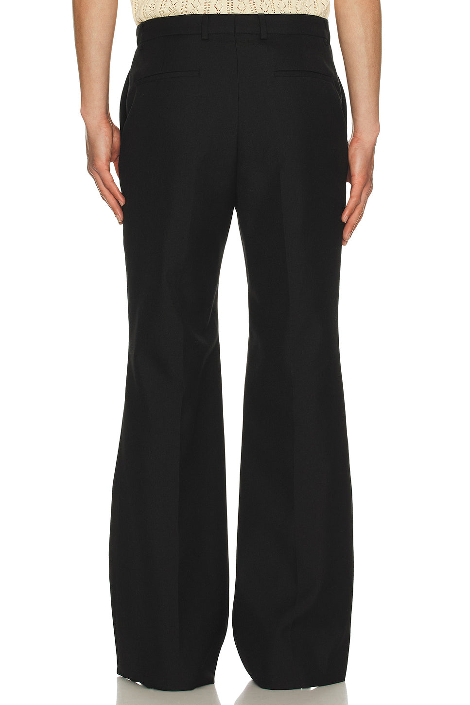 Diagonal Wool Trouser