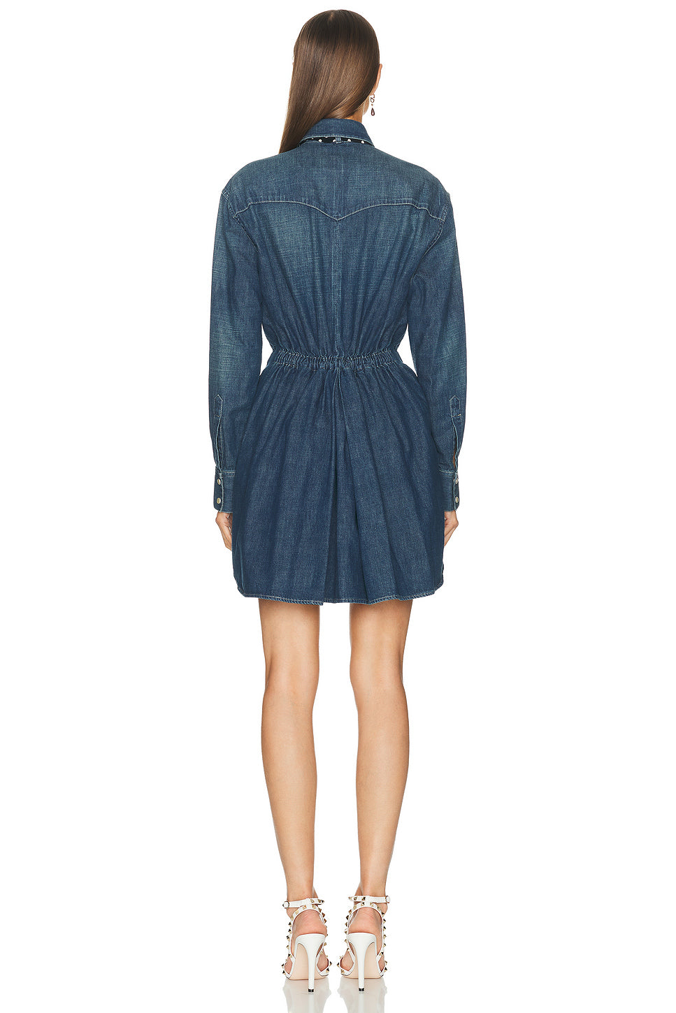 Denim Button Up Dress