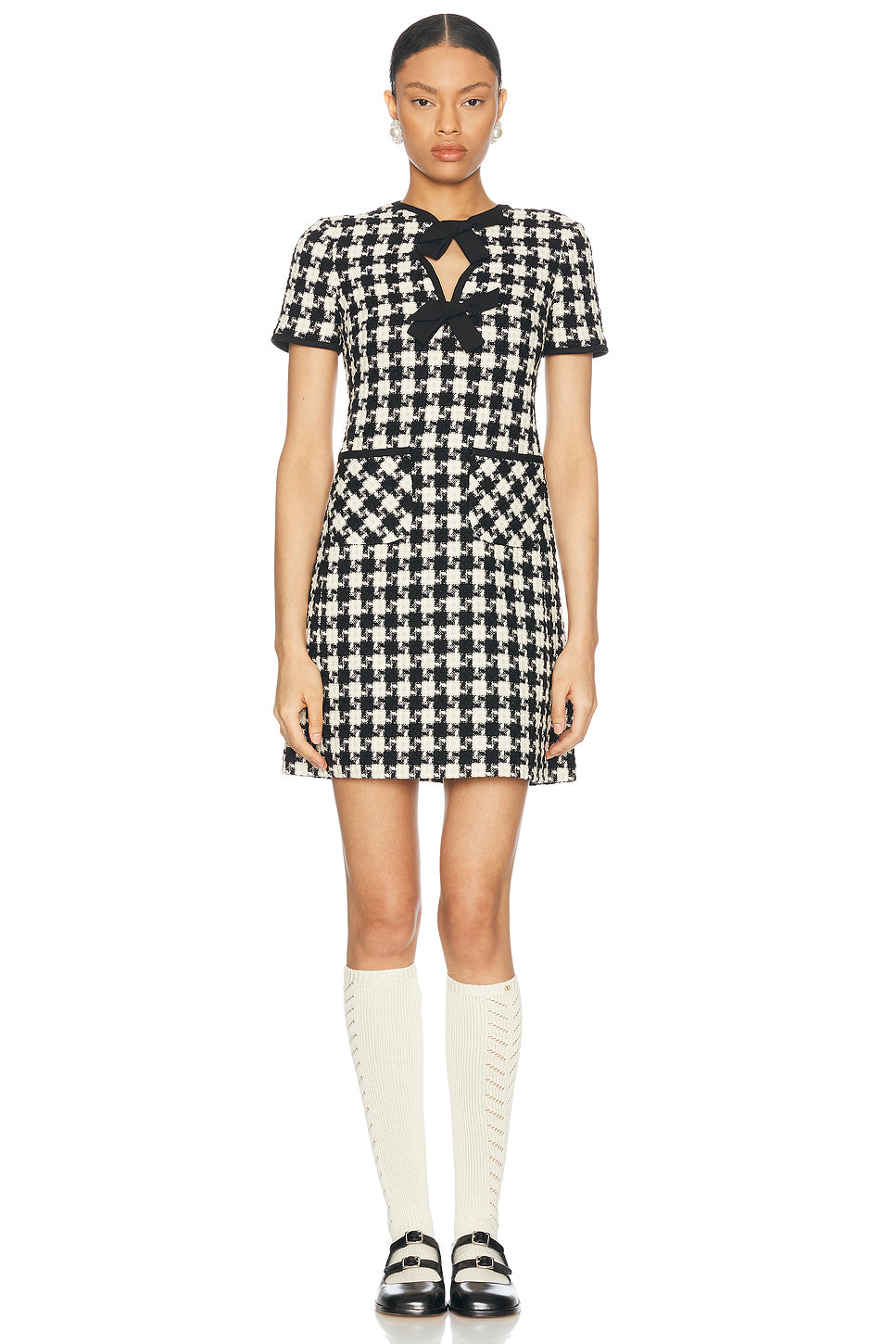 Damier Light Tweed Dress