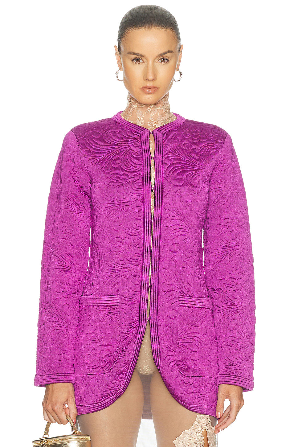 Stretch Viscose Cardigan