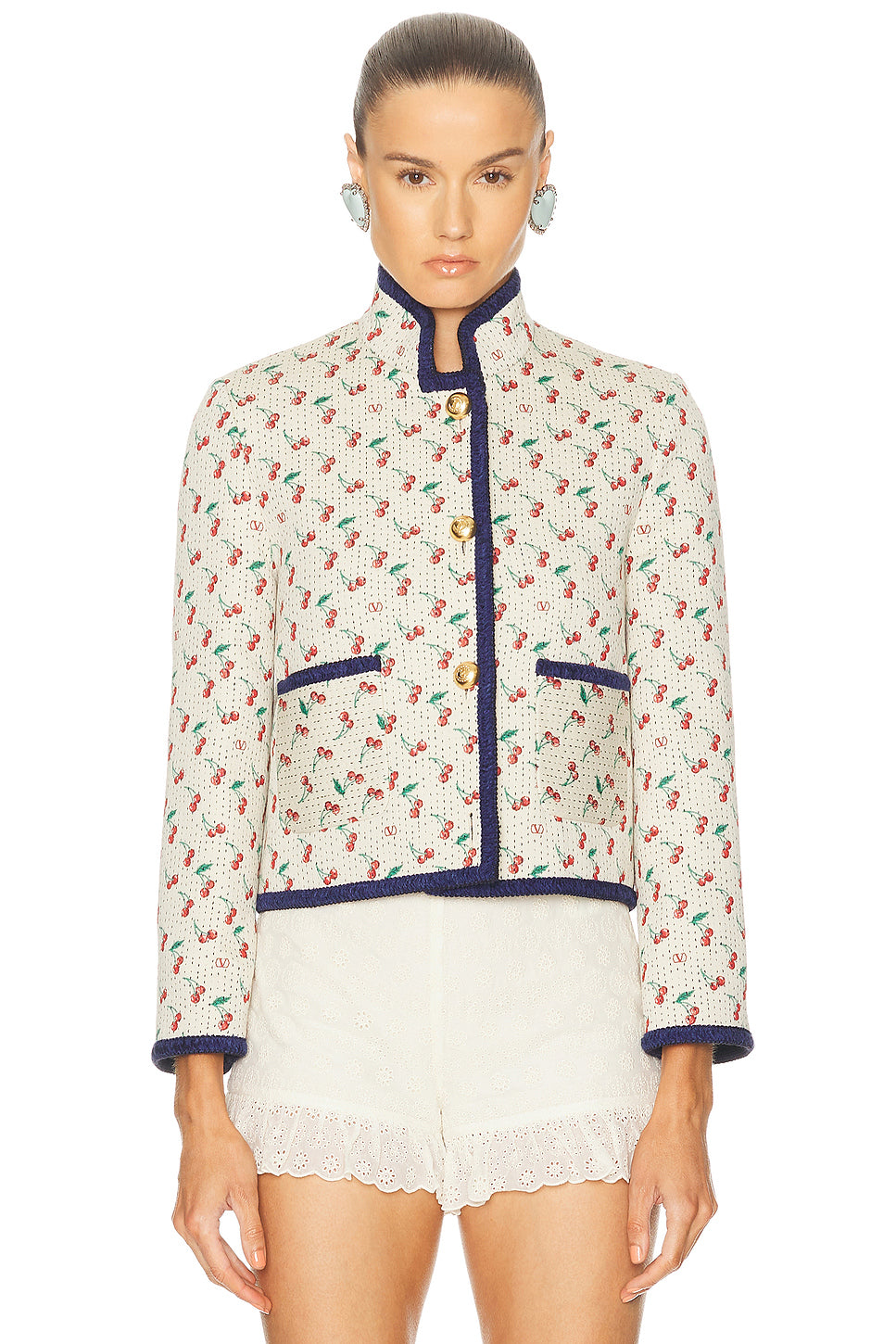 Cherry Quilted Jacket