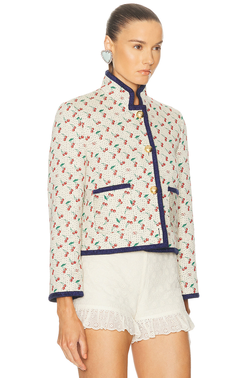Cherry Quilted Jacket