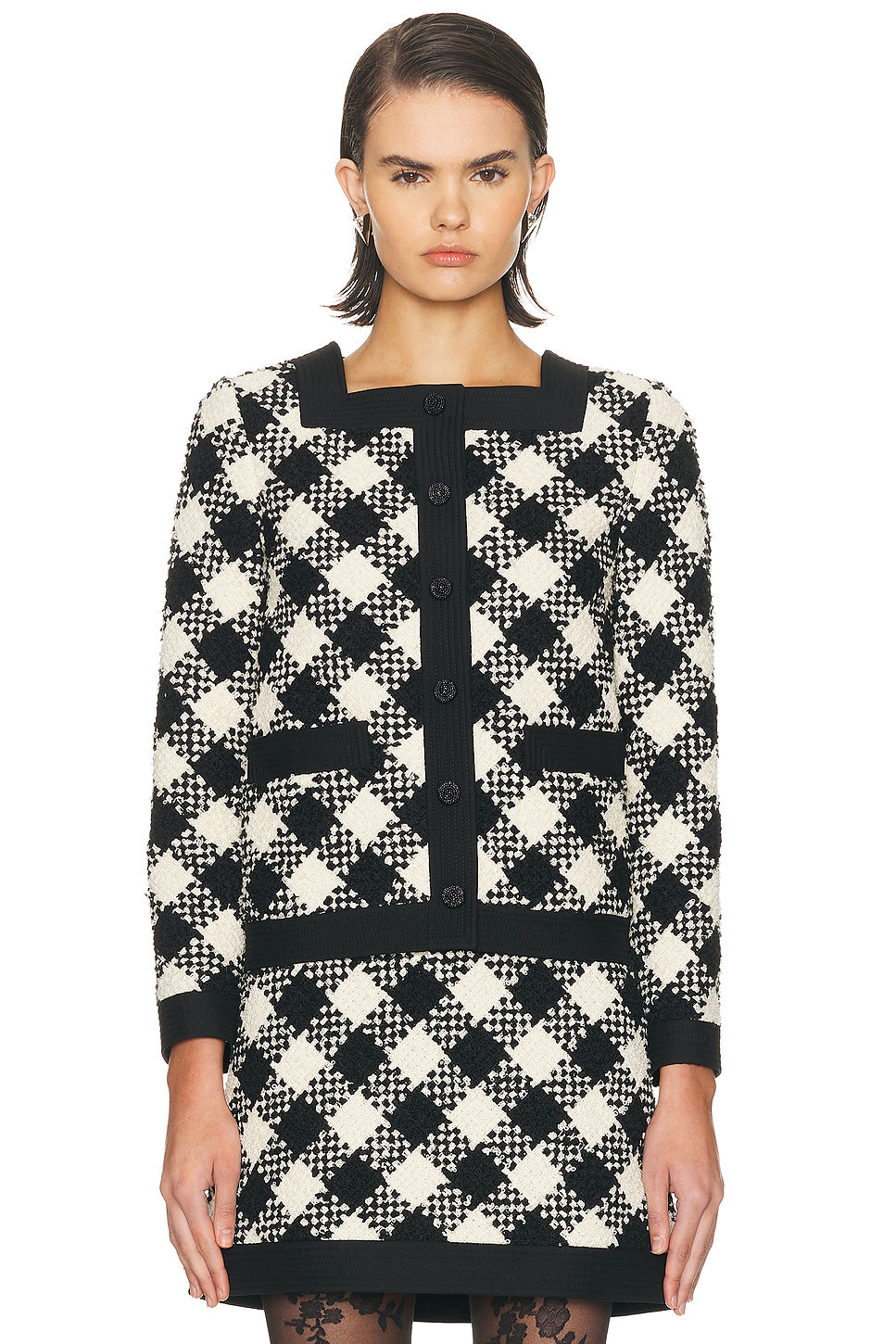 Damier Tweed Jacket