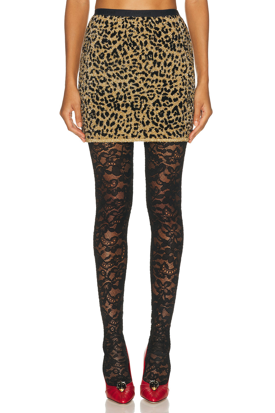 Animalier Jacquard Skirt
