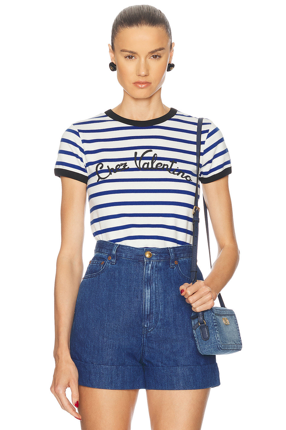 Striped Cotton T Shirt