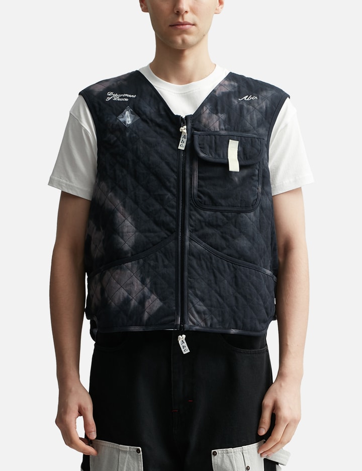 ABC. QUILTED STICKS AND STONES CARGO VEST