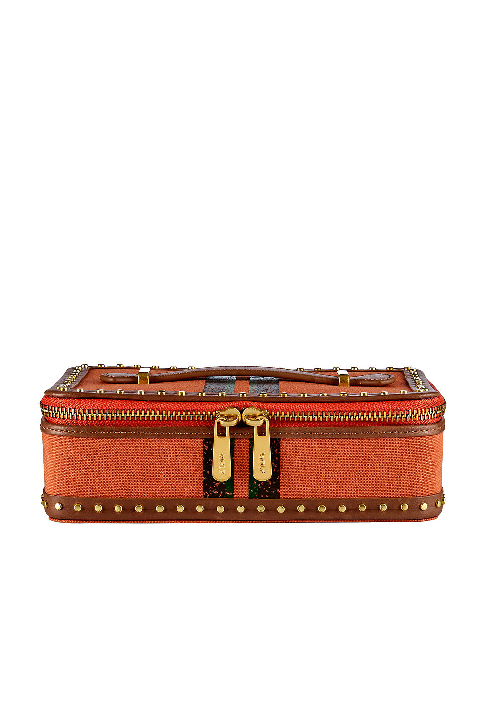 Ida Travel Zip Jewelry Case With Handle