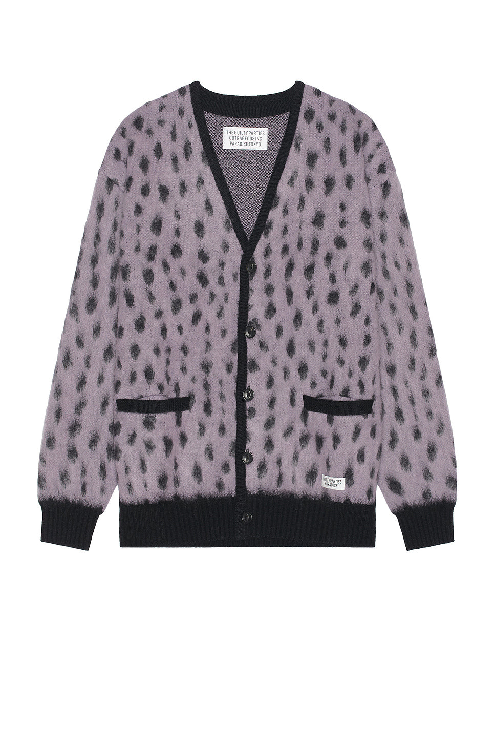 Leopard Mohair Cardigan