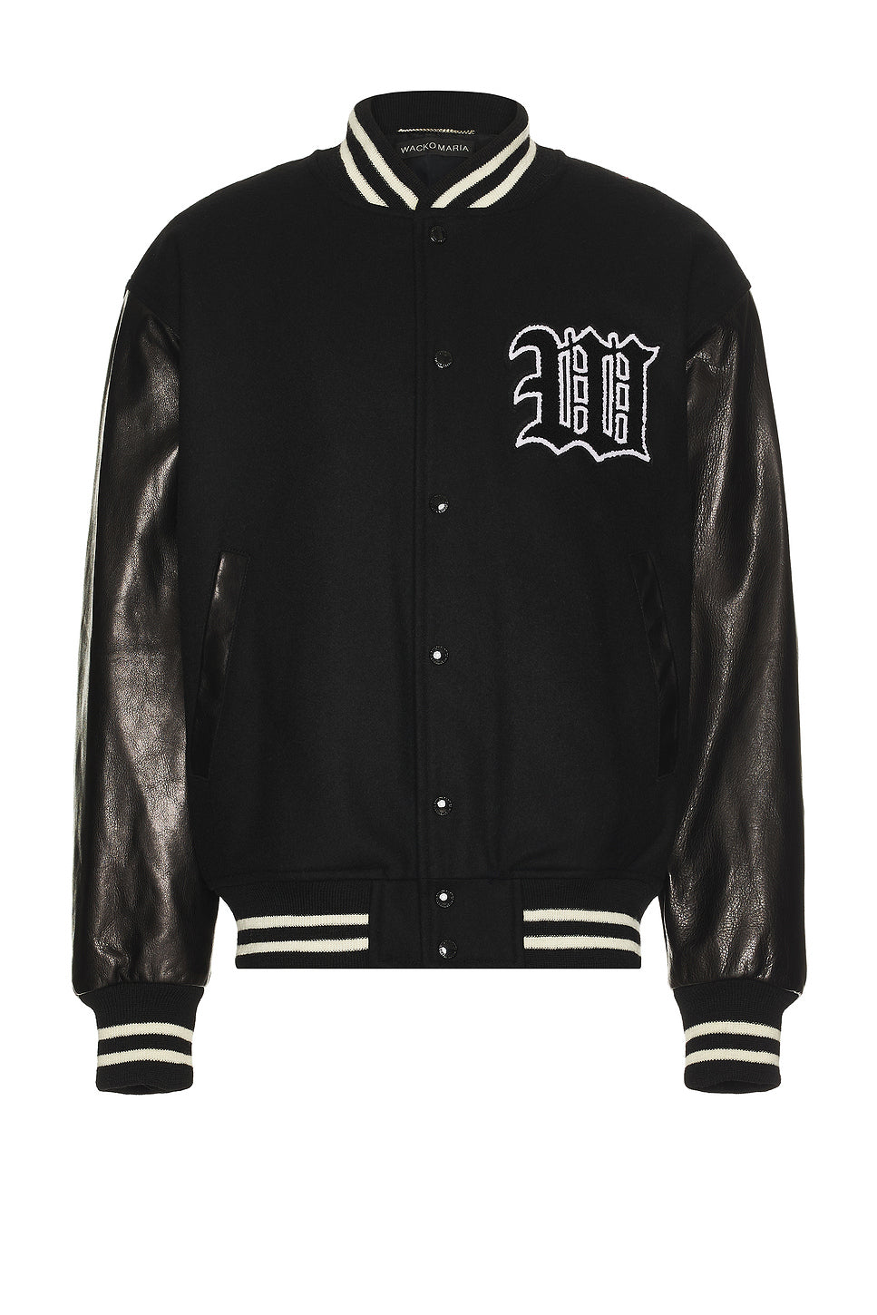 Leather Varsity Jacket -B- Type-2