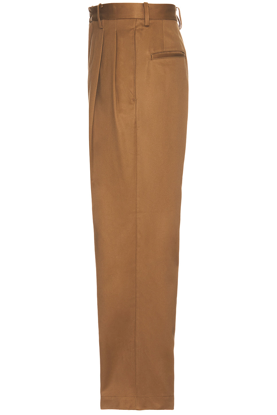 Double Pleated Chino Trousers