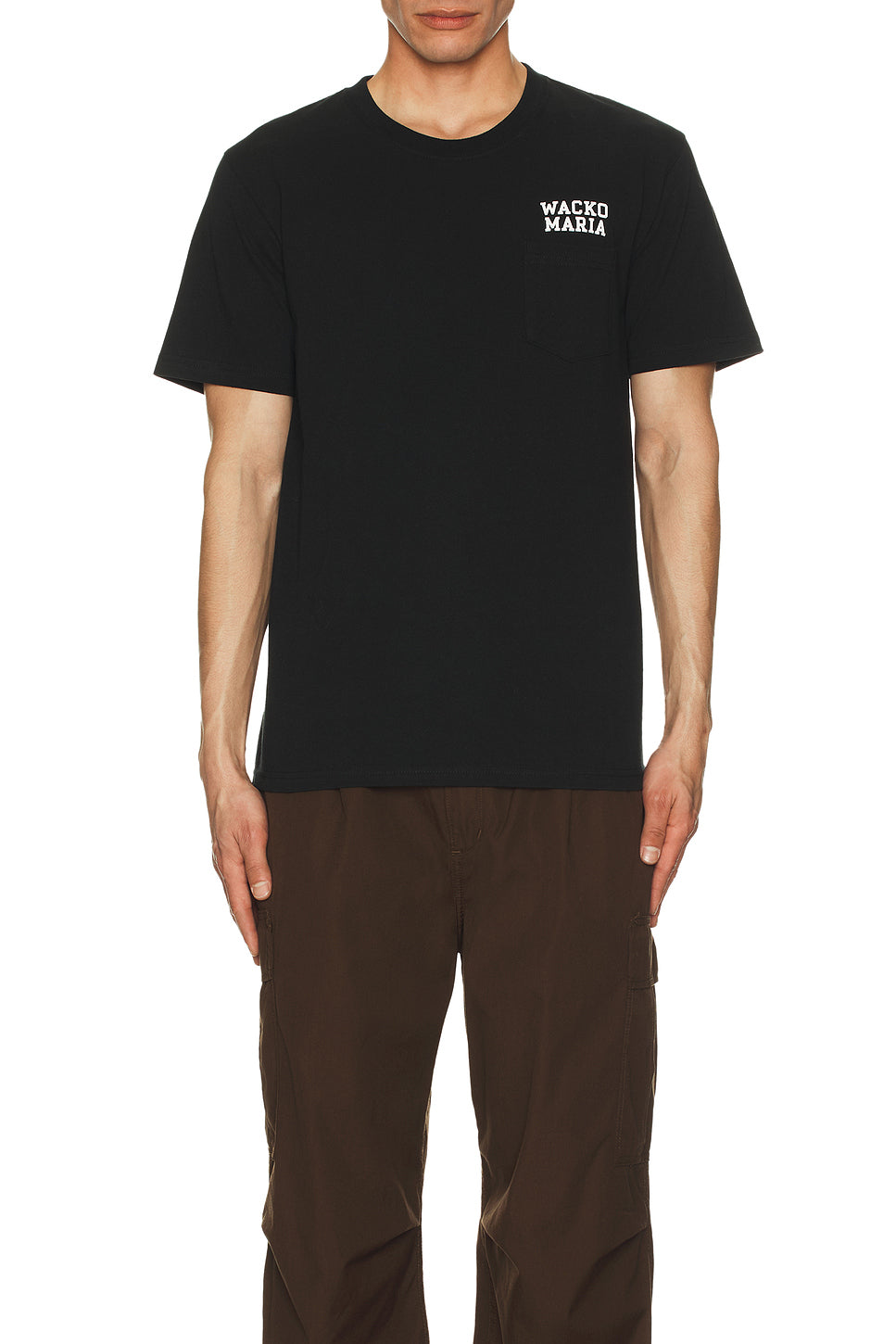 Usa Body Crew Neck Pocket T-Shirt