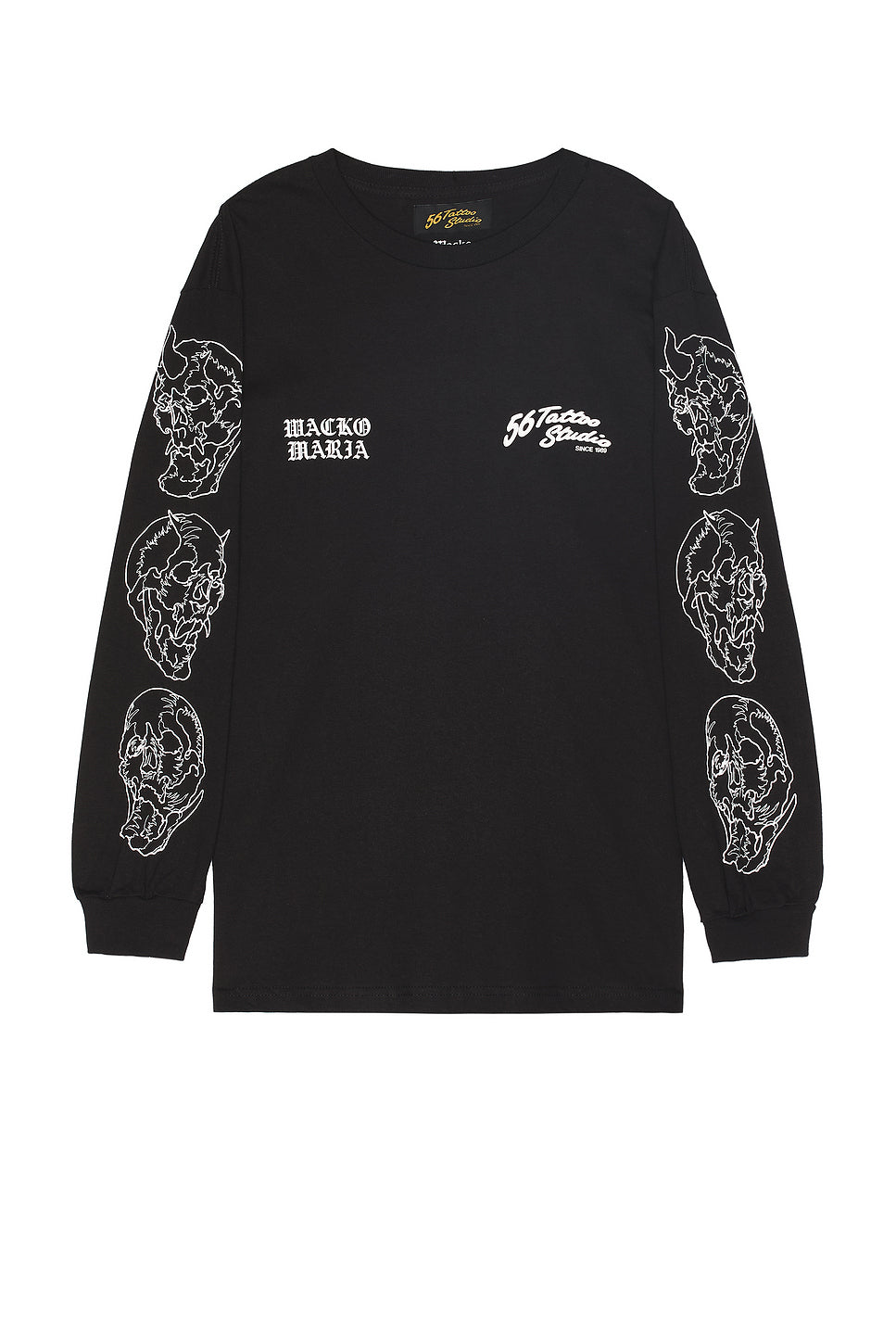 56 Tattoo Studio Crew Neck Long Sleeve T-Shirt