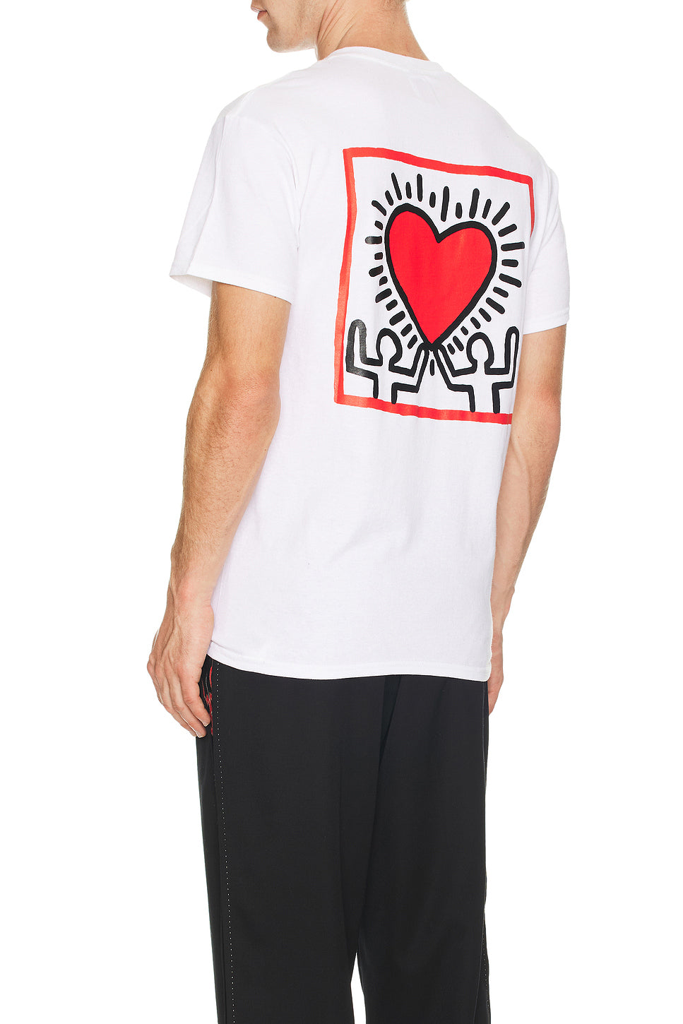 Keith Haring Crew Neck Pocket T-Shirt Type-1