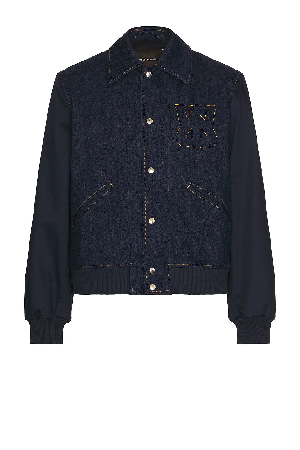Echo Denim Varsity Jacket