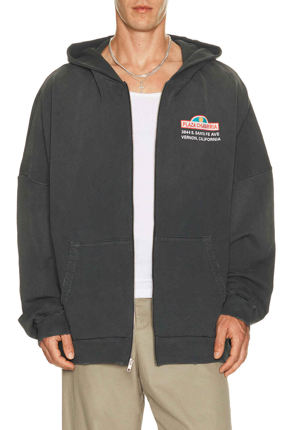 Plaza Chavarria Zip Hooligan Hoodie