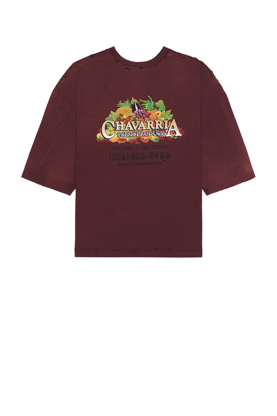 Willy Produce Destroyed Buffalo Tee