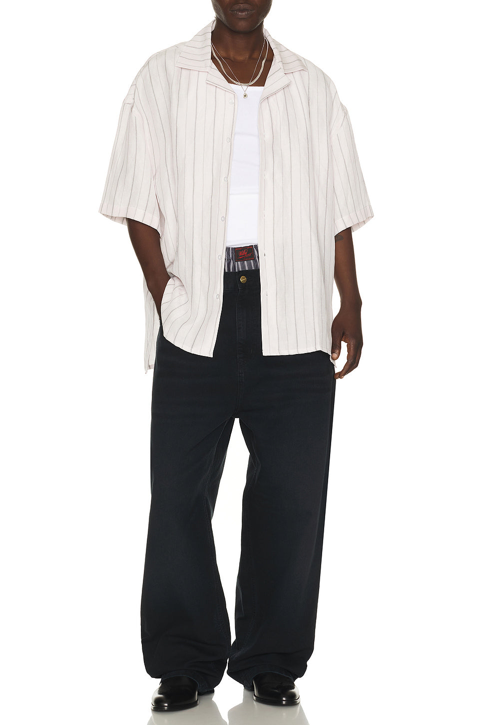 Camp Collar Short Sleeve Shirt