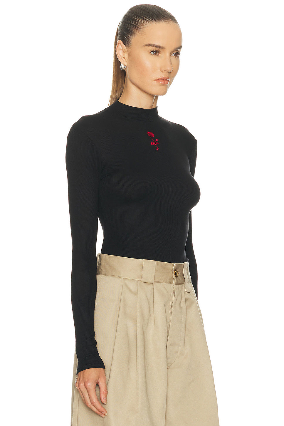 Gabriela Mock Neck Top