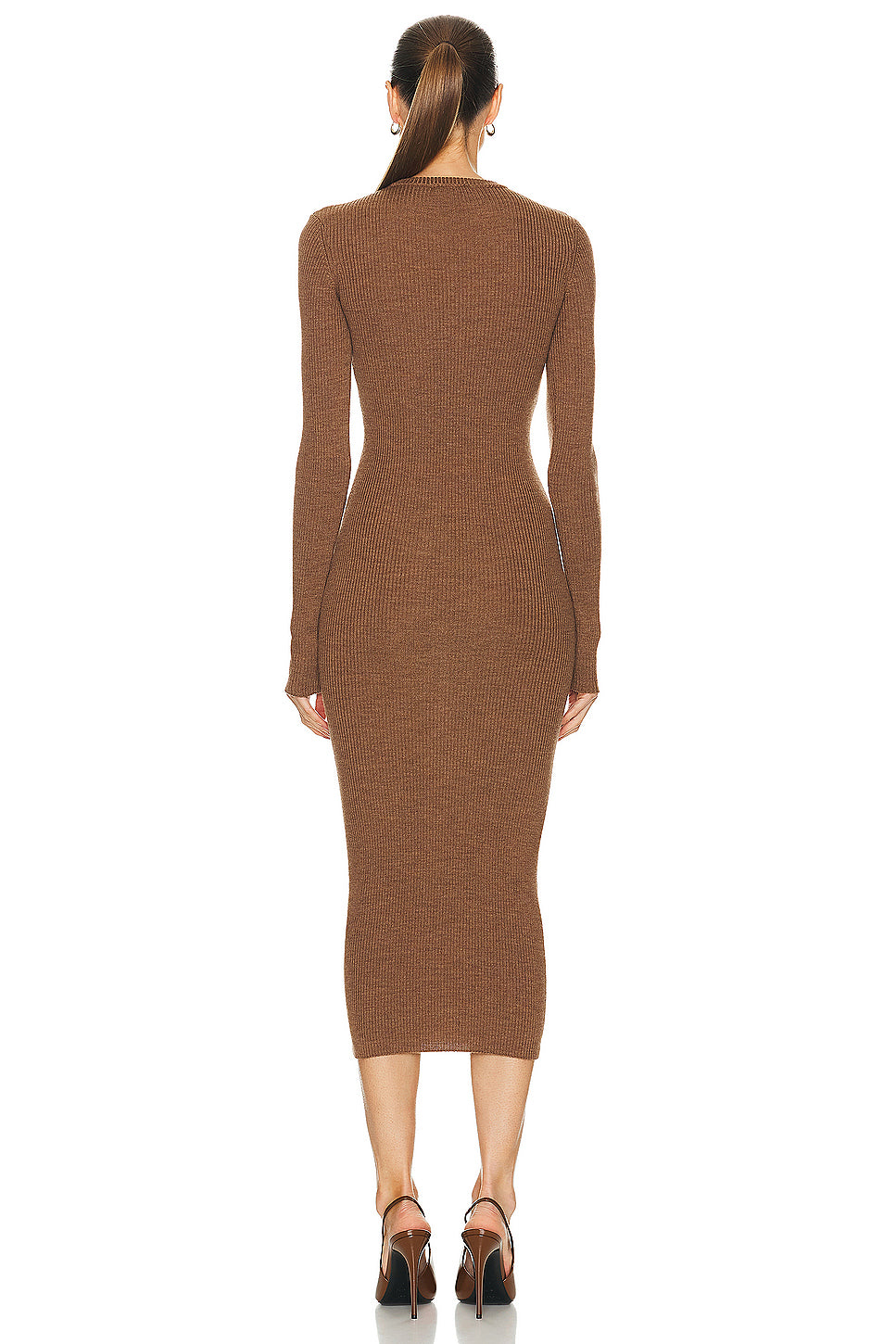 Ribbed Long Sleeve Dress
