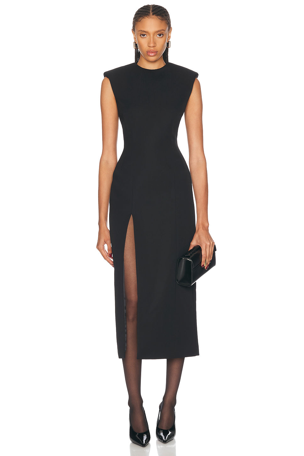 x Rosie Huntington-Whiteley RHW Sculpted Dress