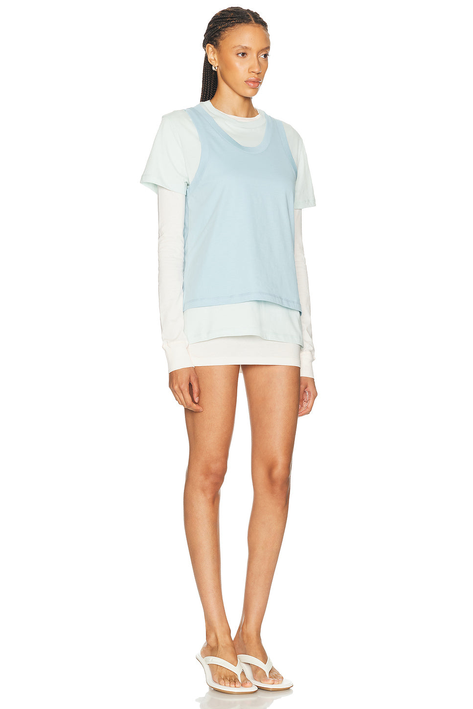 Layered Tee Mini Dress