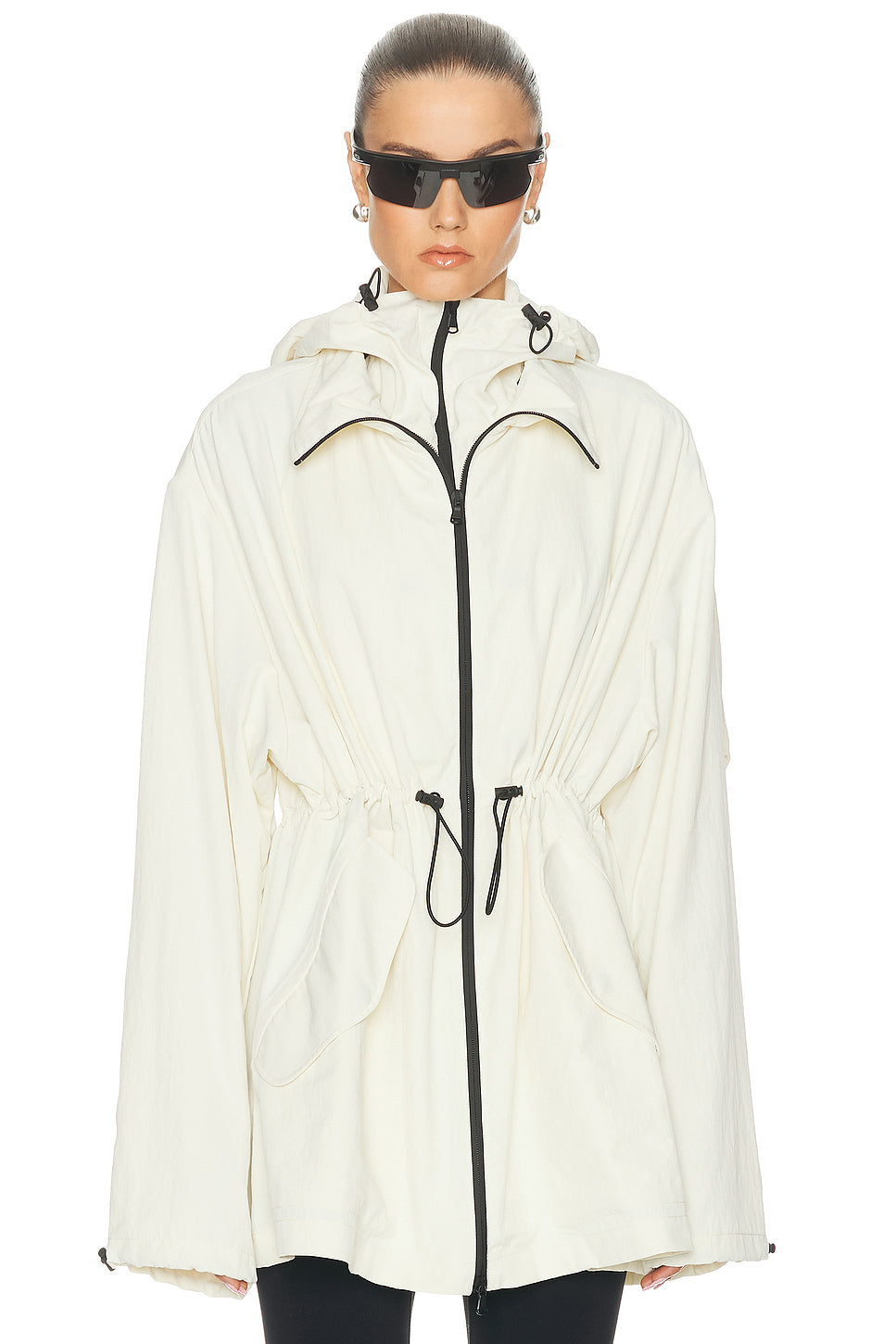 X Rosie Huntington-Whiteley Crop Anorak