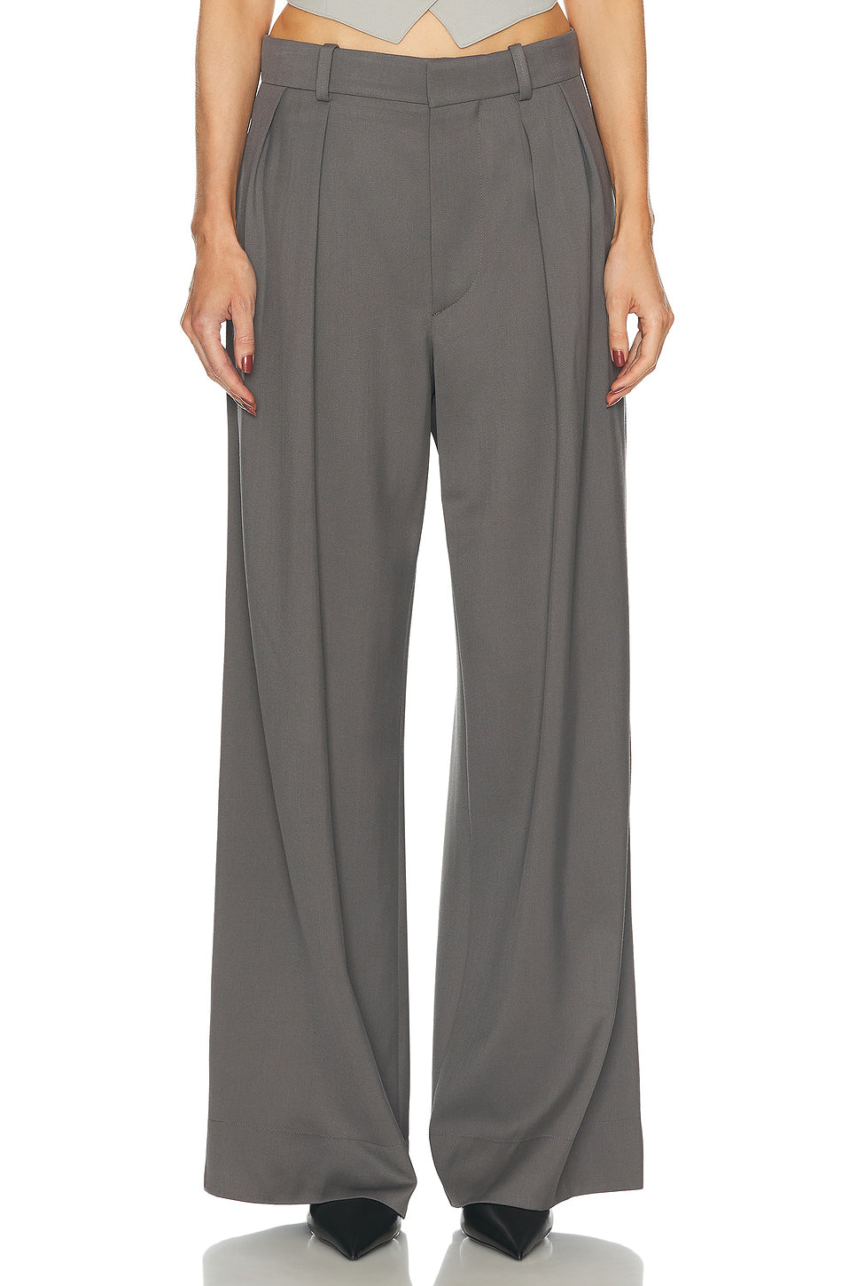 Low Rise Wide Leg Pant