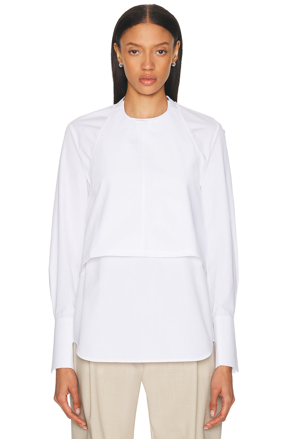 Layered Halter Shirt