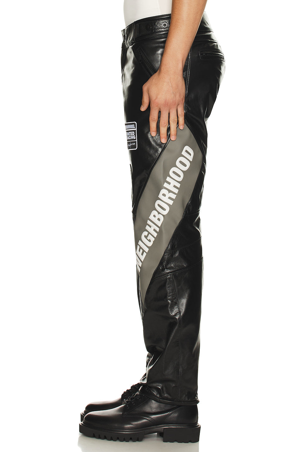 Yohji Yamamoto x NBHD Moto Leather Pants