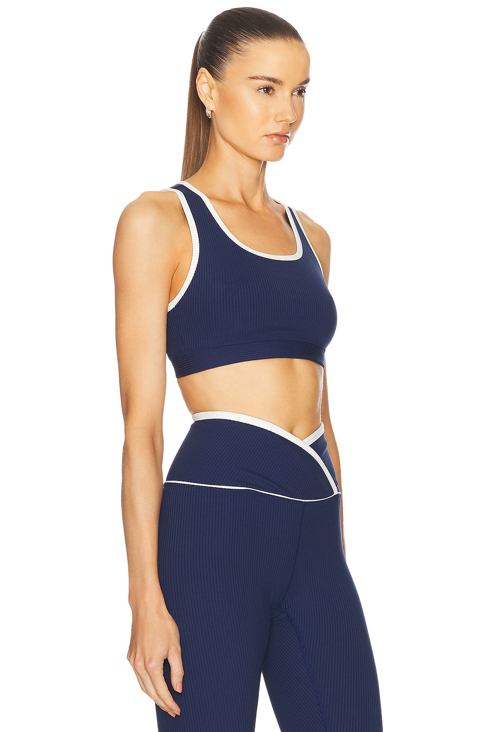 Ribbed Two Tone Sports Bra