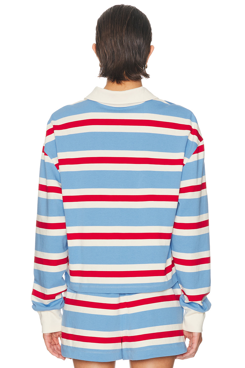 Striped Rugby Long Sleeve Tee