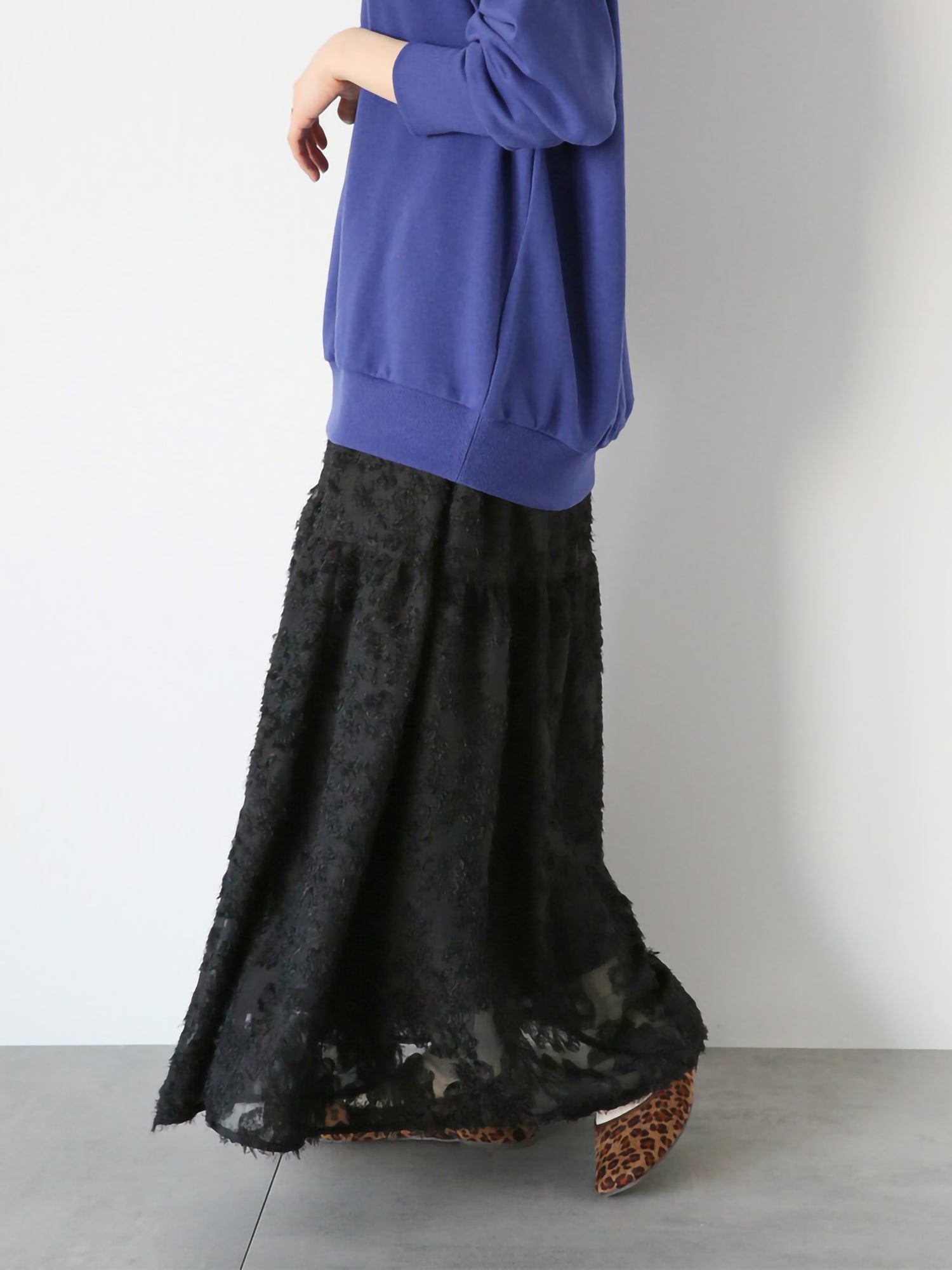 Yamabuki Gathered Tiered Skirt