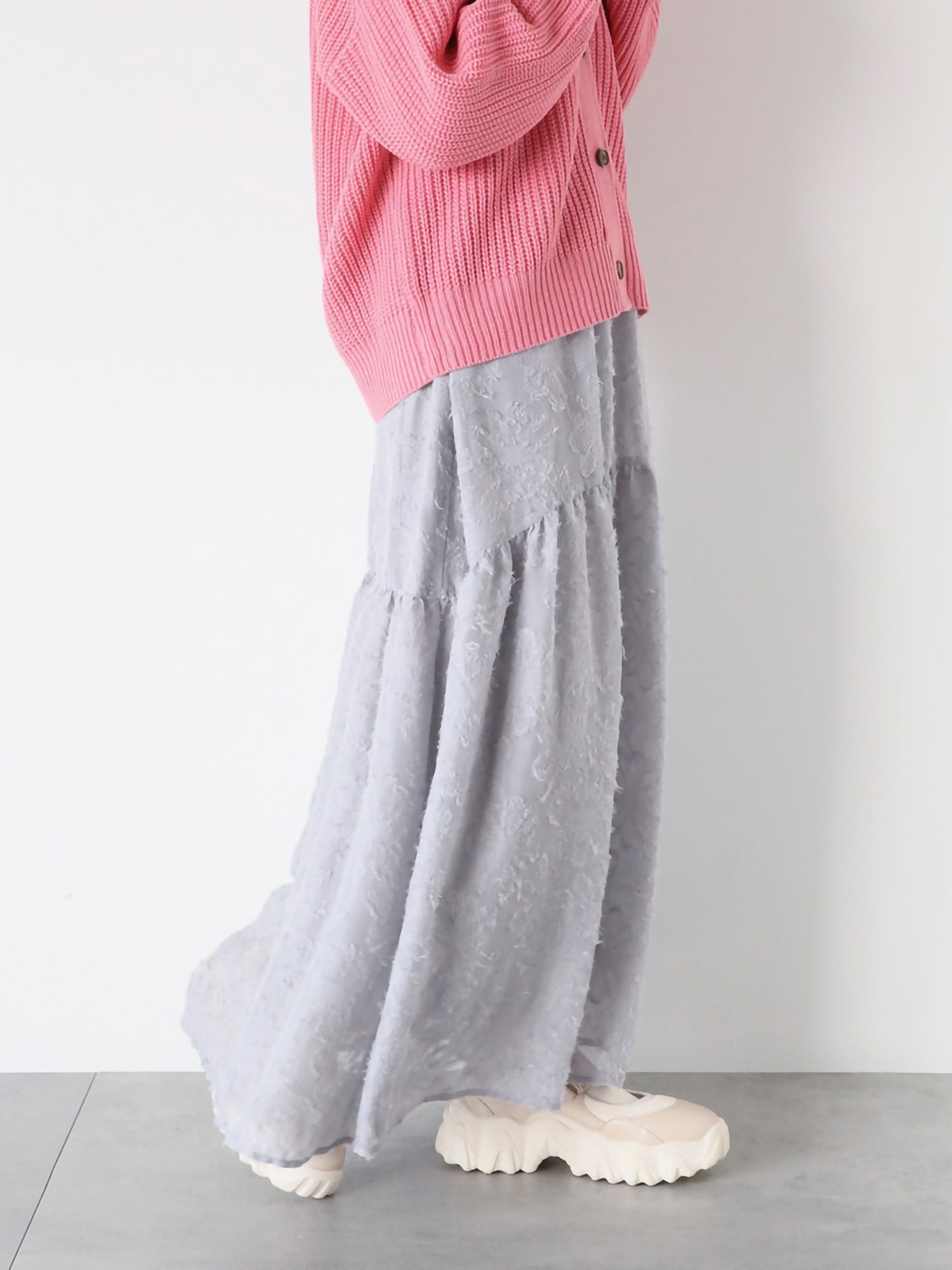 Yamabuki Gathered Tiered Skirt