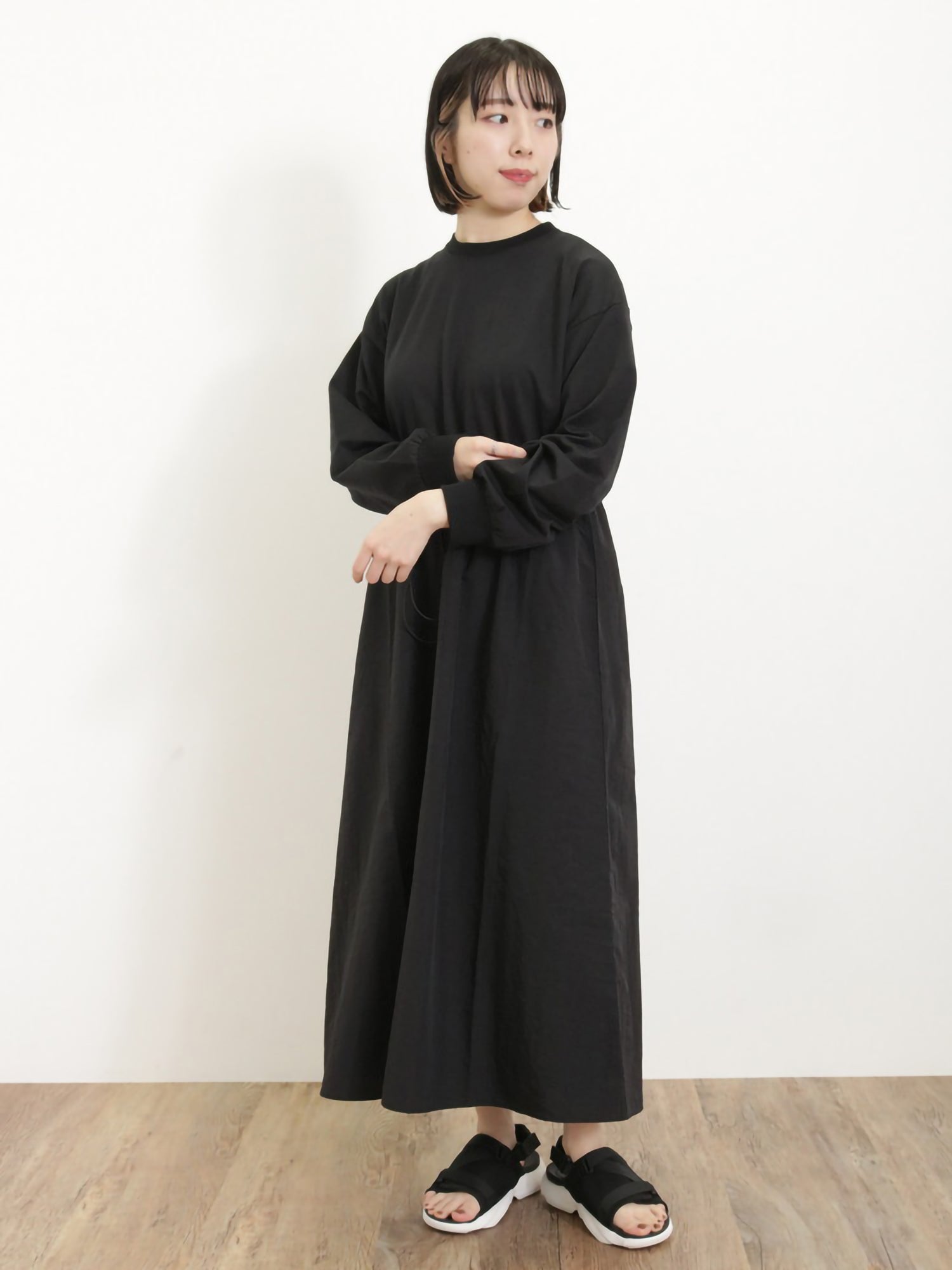 Yoriko Docking Fleece Dress