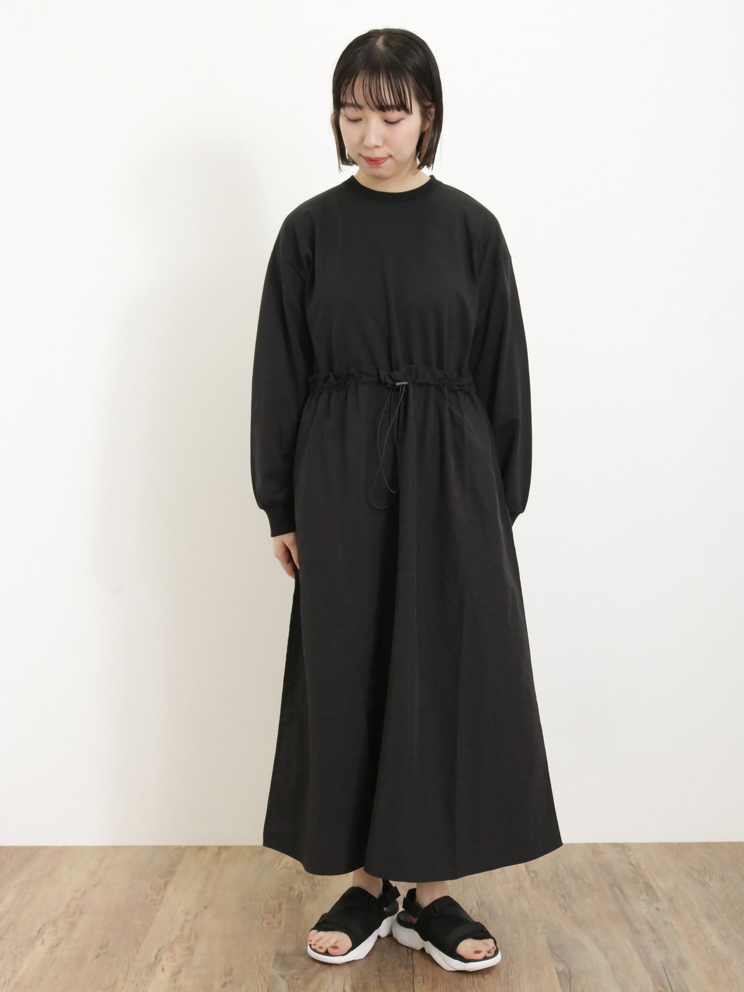 Yoriko Docking Fleece Dress