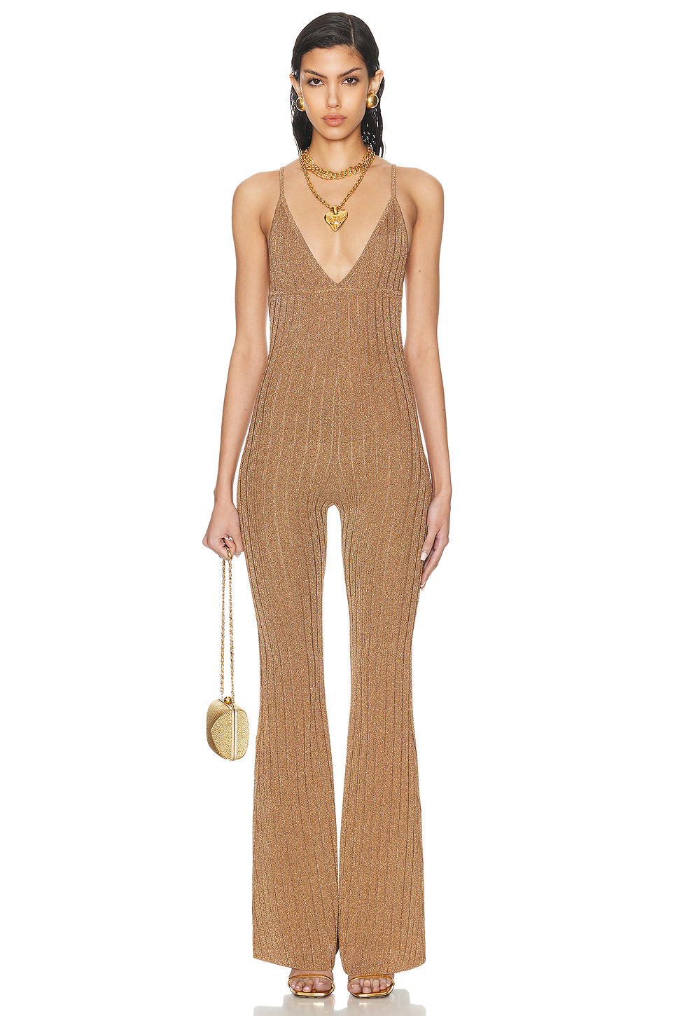 70's Glitter Jumpsuit