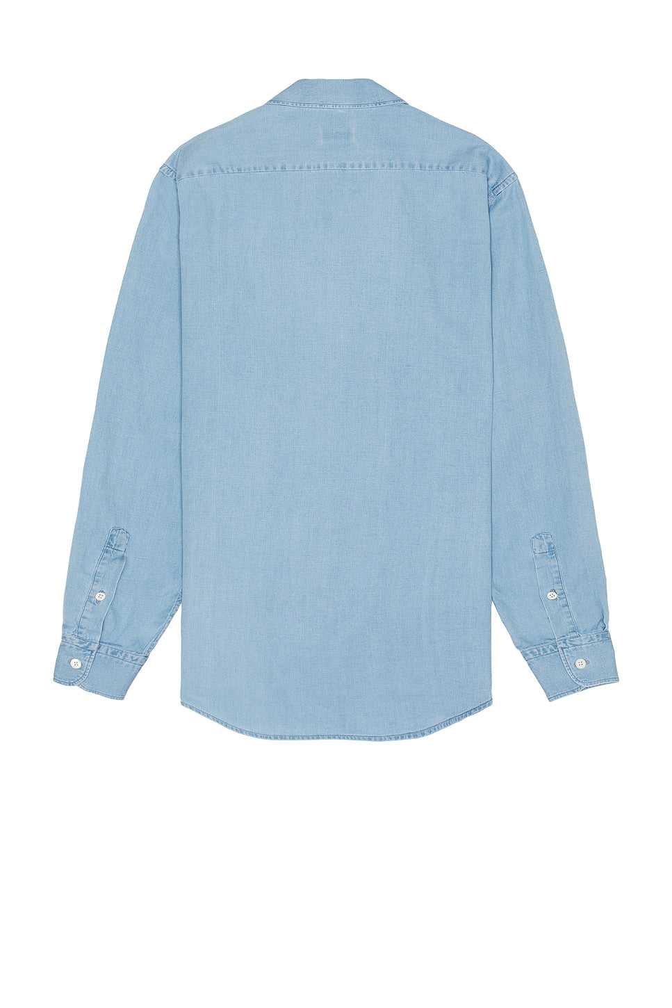 Cotton And Linen Denim Shirt