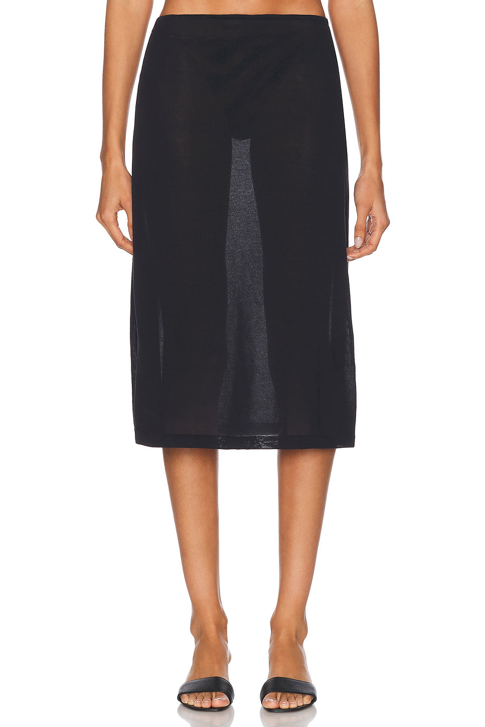 Sheer Knit Skirt