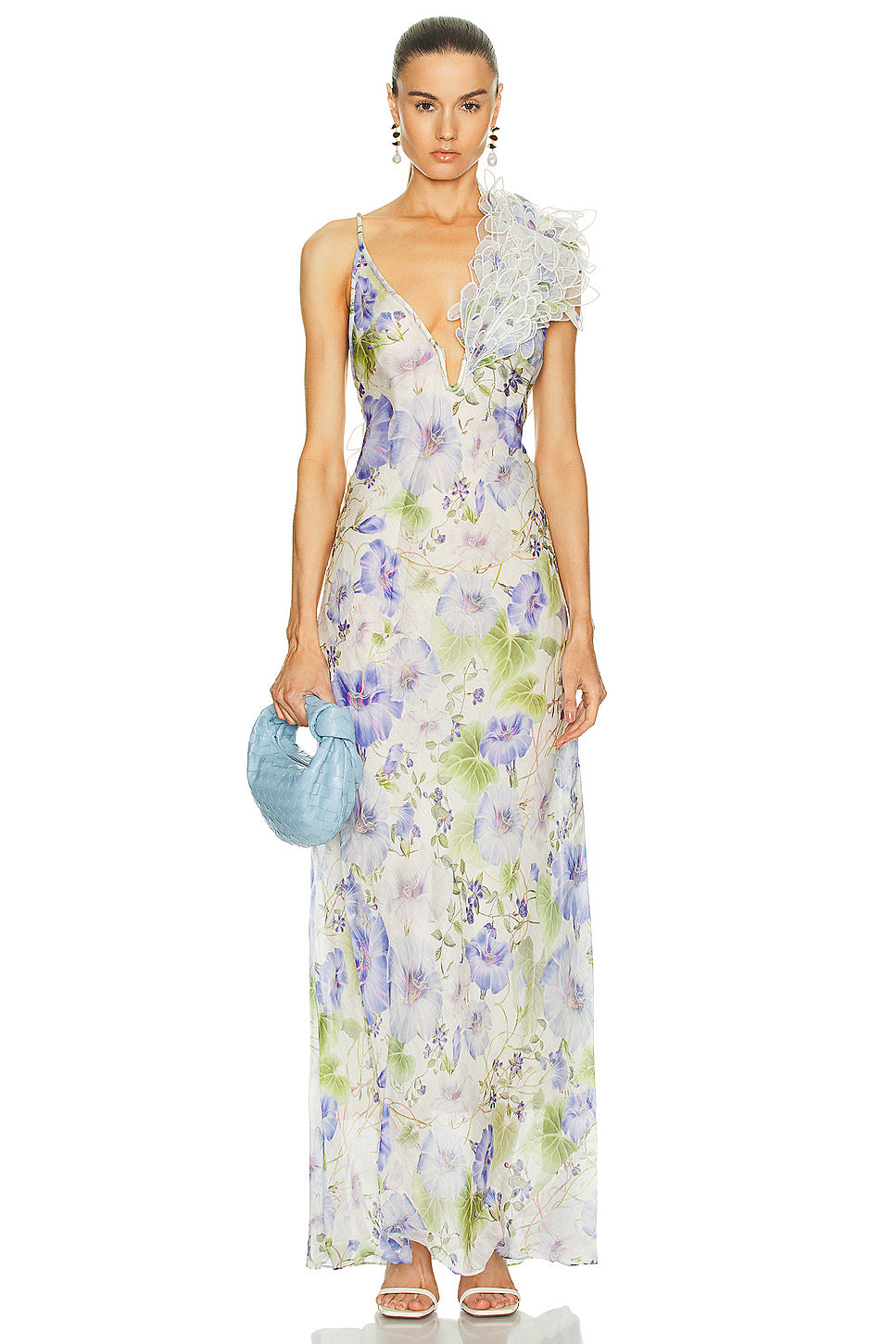 Natura Feather Slip Gown