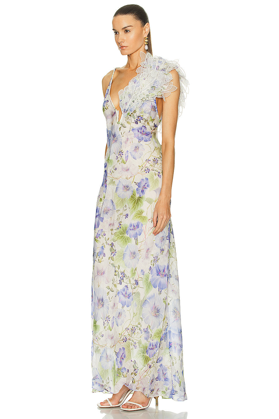 Natura Feather Slip Gown