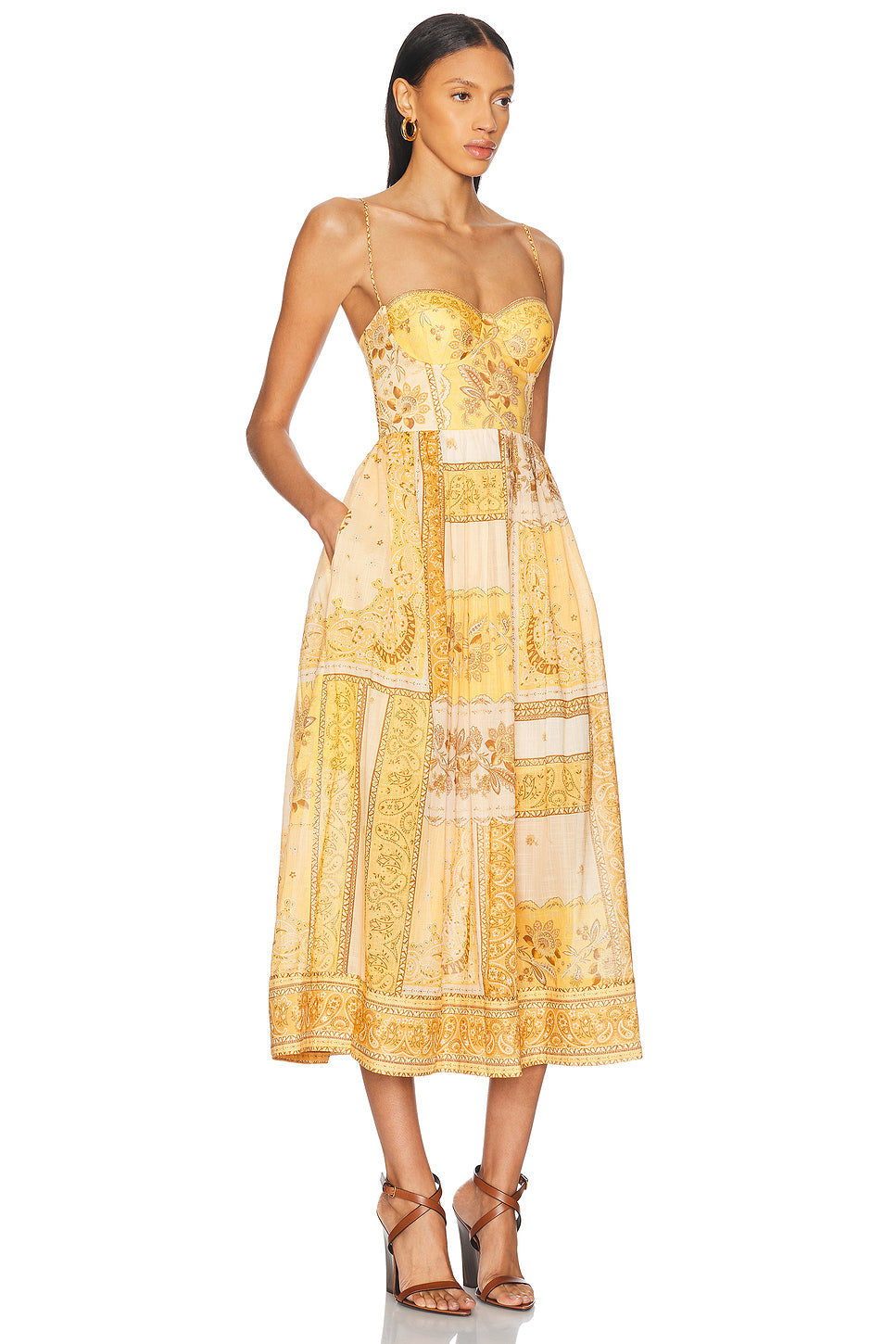 Lucky Corset Midi Dress