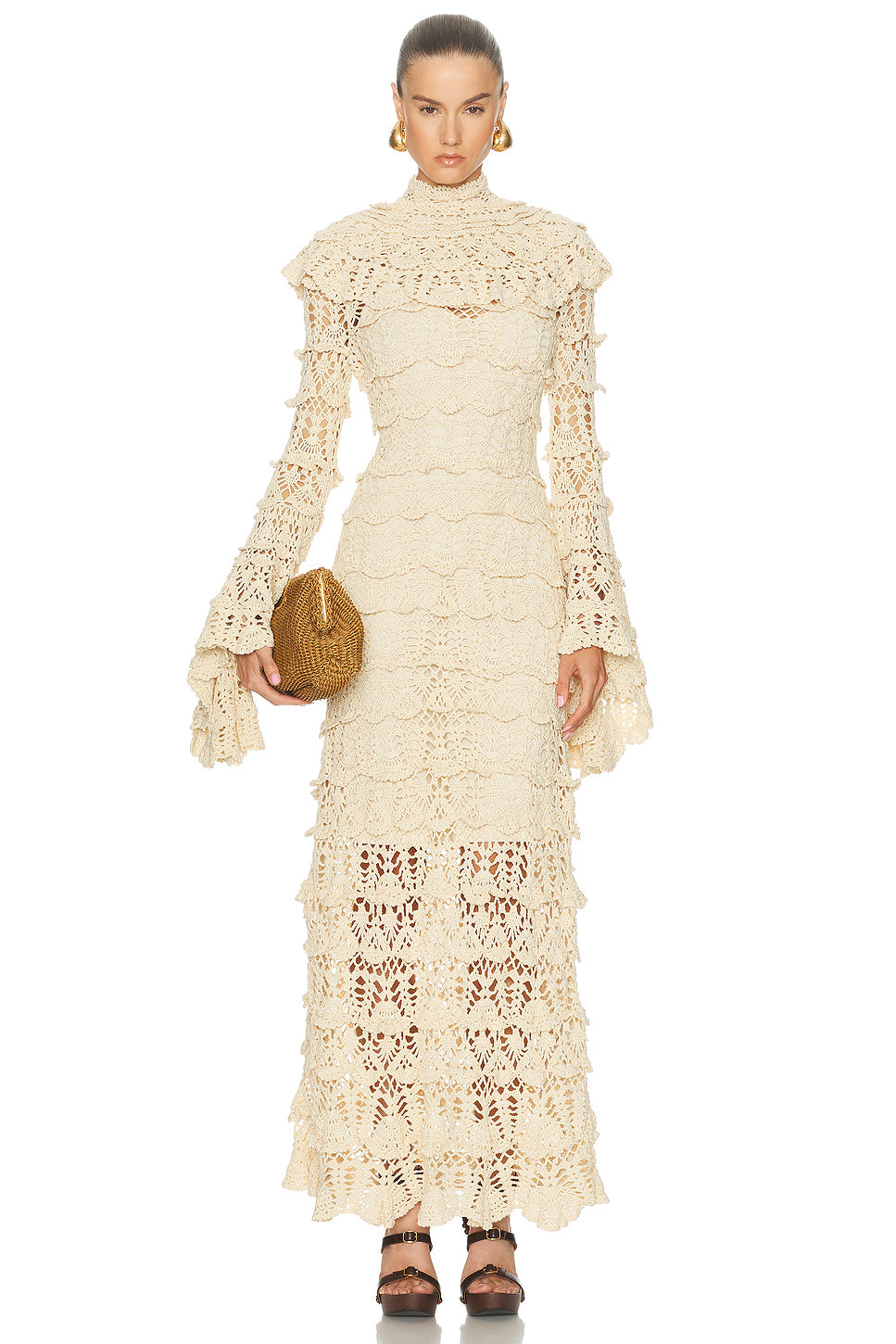 Hypnotic Hand Crochet Gown