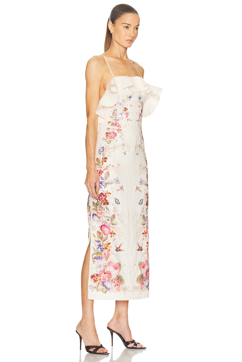 Patience Frill Midi Dress