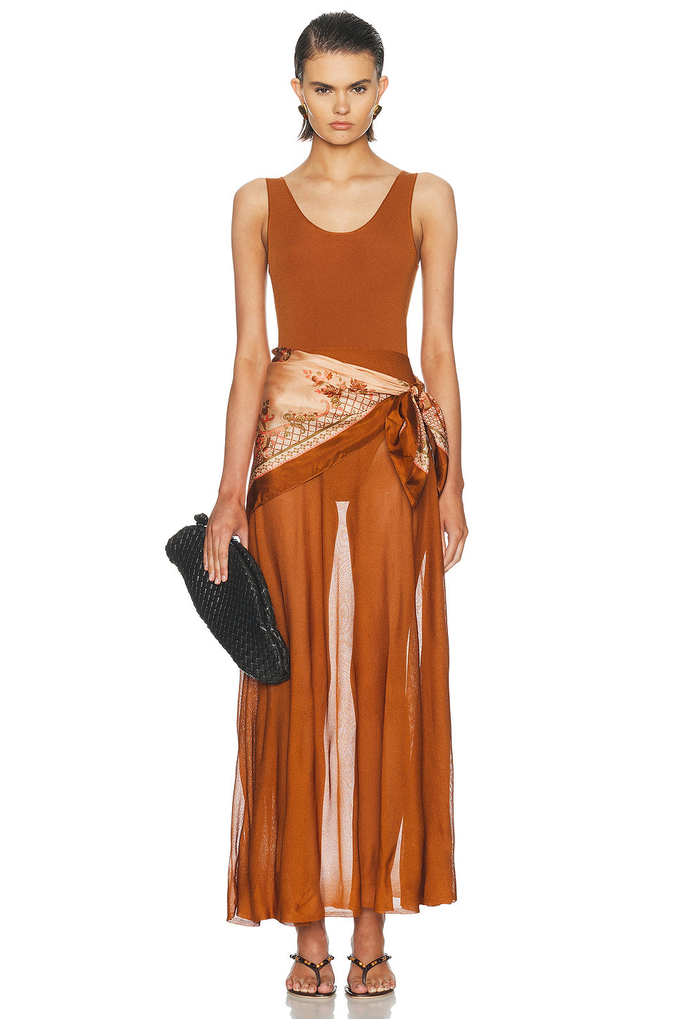 Aster Scarf Maxi Dress