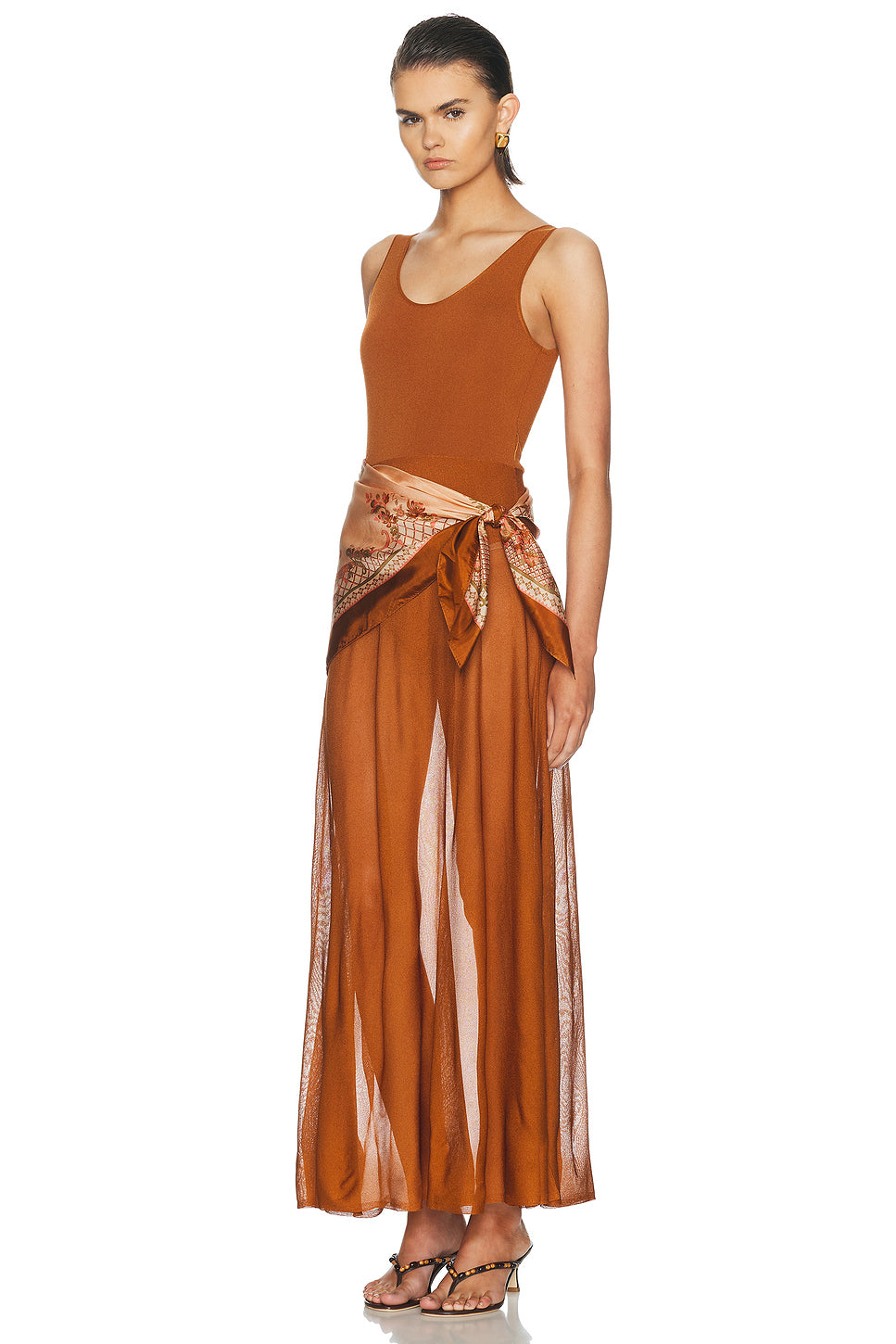 Aster Scarf Maxi Dress