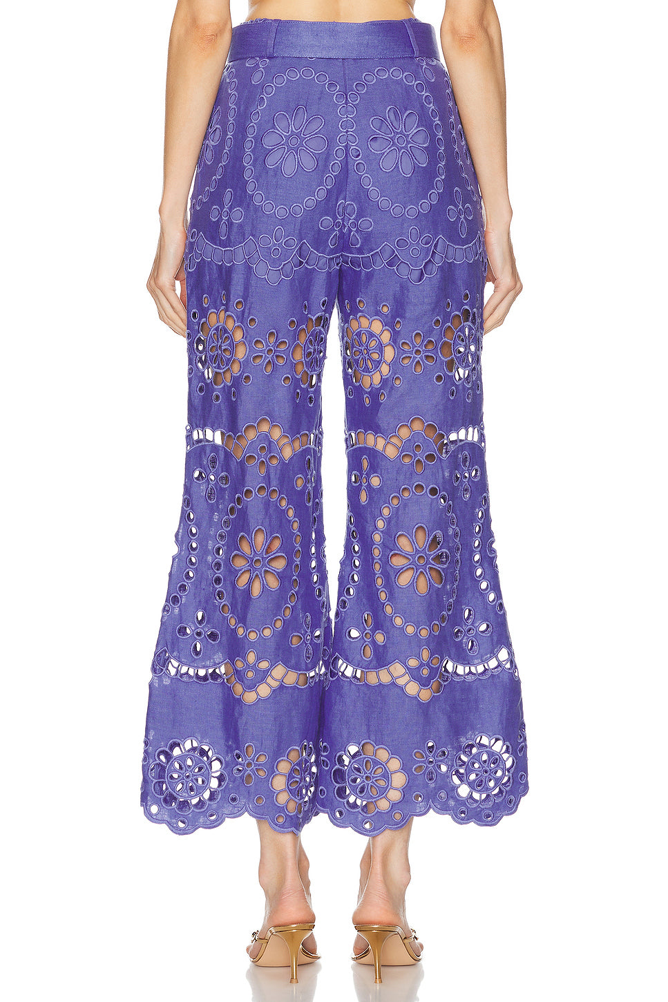 Pop Embroidered Crop Pant