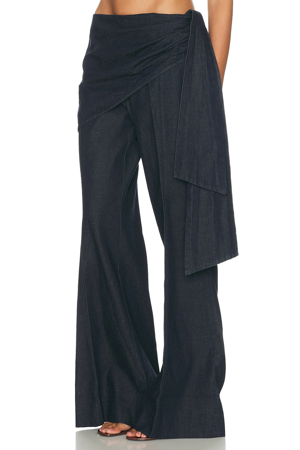 Valiant Draped Flare Leg
