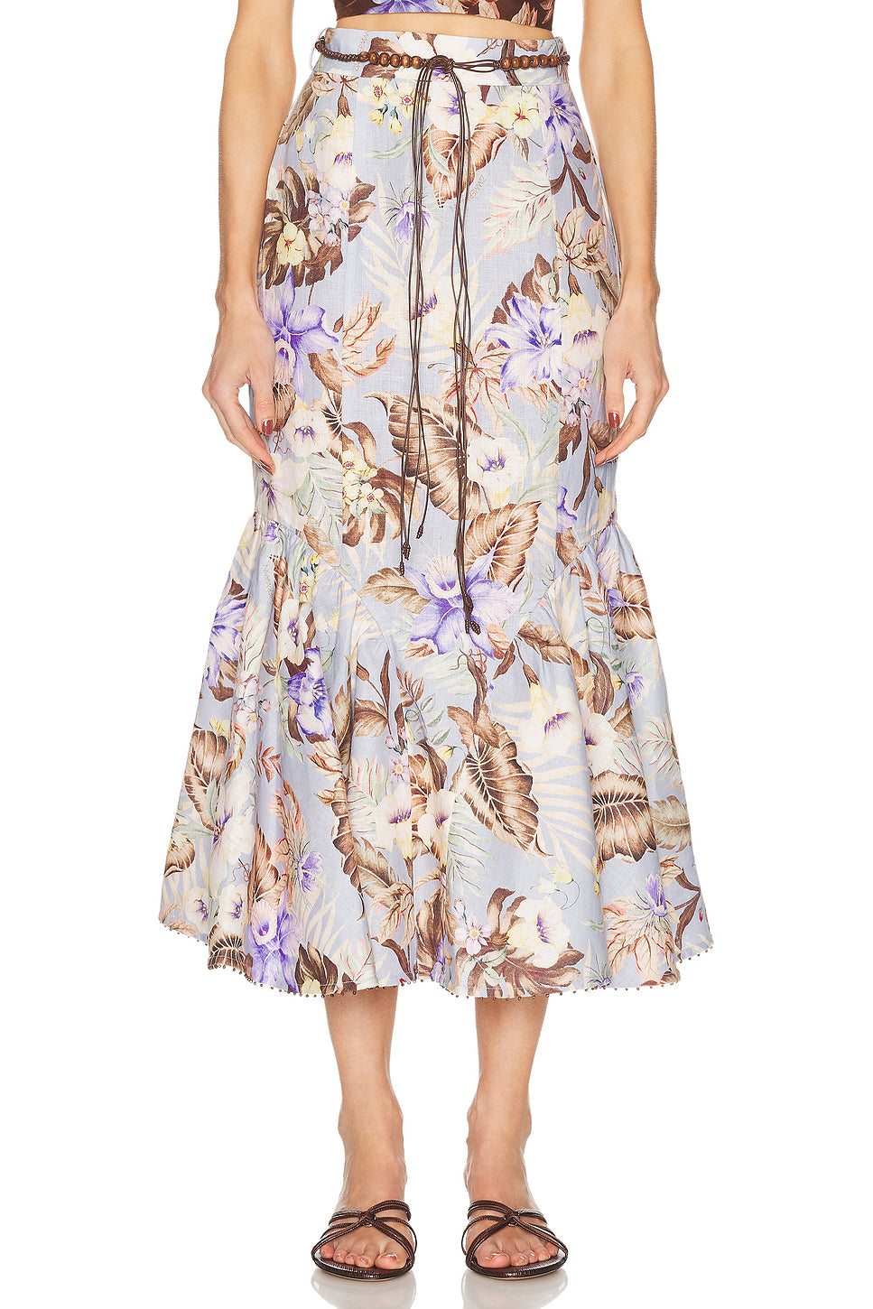 Coco Fit And Flare Midi Skirt