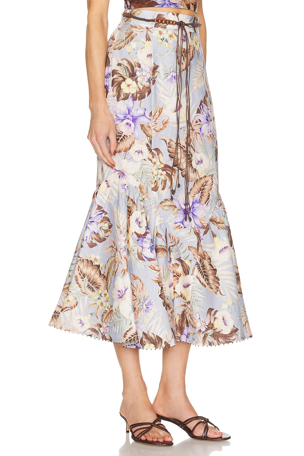Coco Fit And Flare Midi Skirt