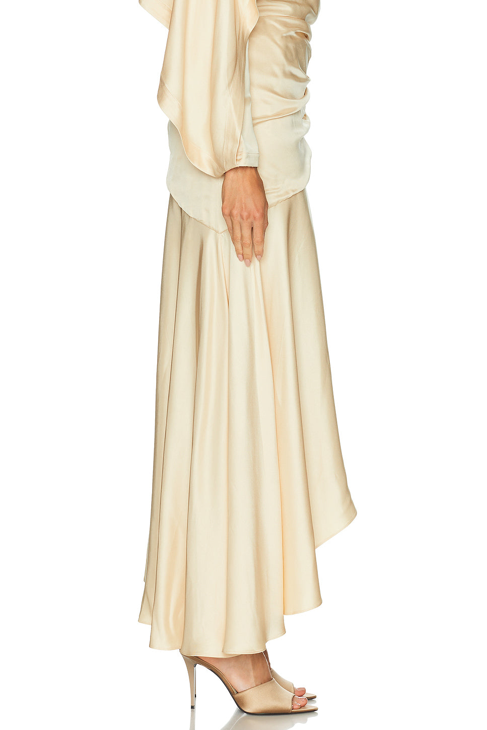 Ascent Draped Maxi Skirt